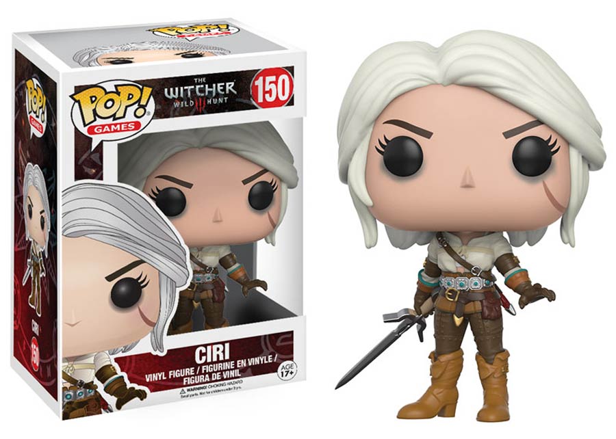 POP Games 150 The Witcher 3 Wild Hunt Ciri Vinyl Figure