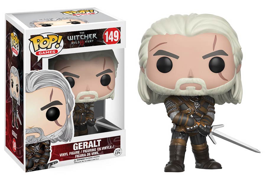 POP Games 149 The Witcher 3 Wild Hunt Geralt Vinyl Figure