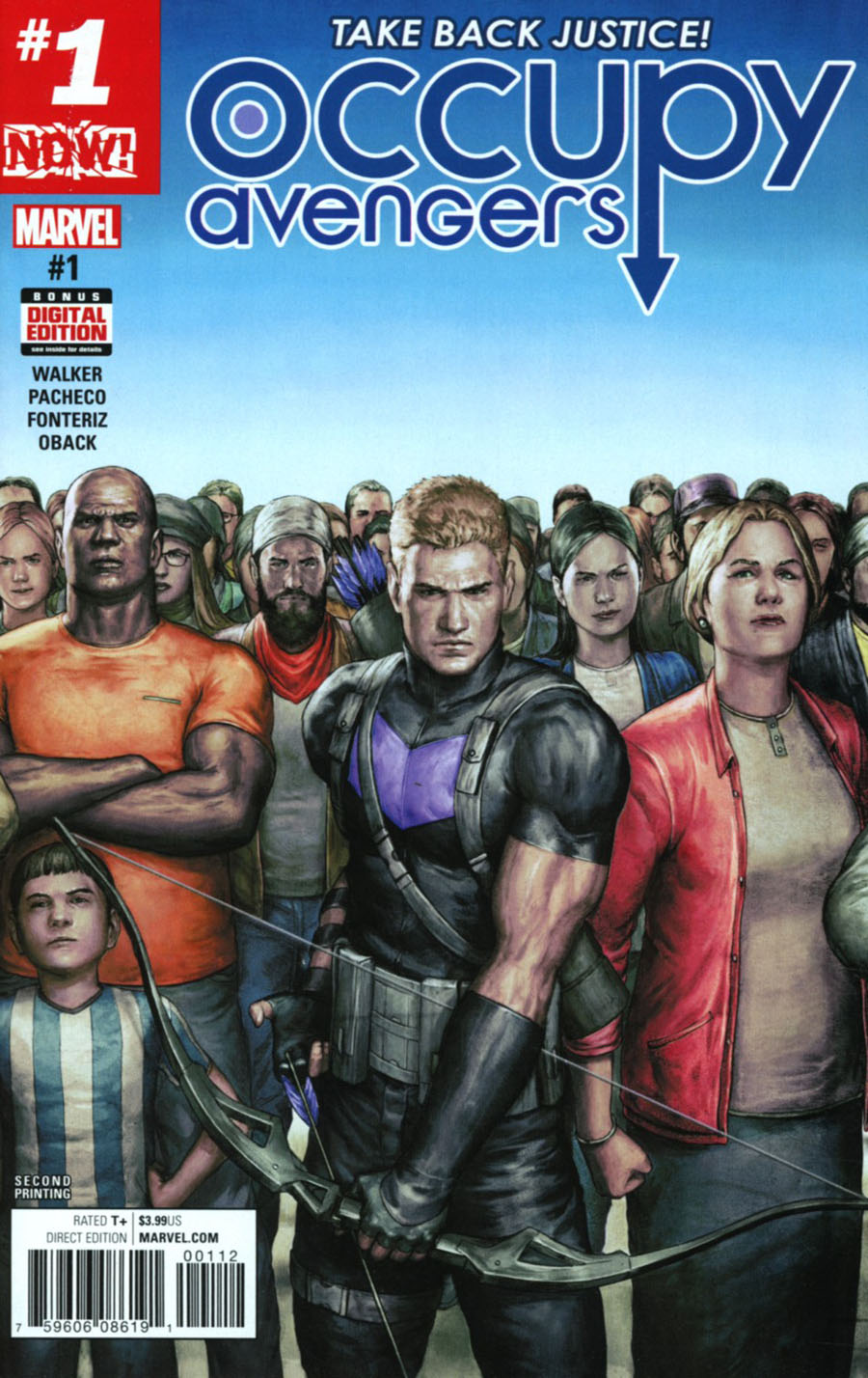 Occupy Avengers #1 Cover F 2nd Ptg Agustin Alessio Variant Cover (Marvel Now Tie-In)