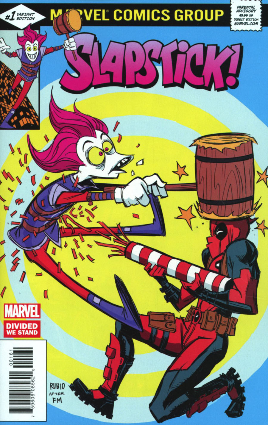 Slapstick Vol 2 #1 Cover E Incentive Divided We Stand Variant Cover (Marvel Now Tie-In)