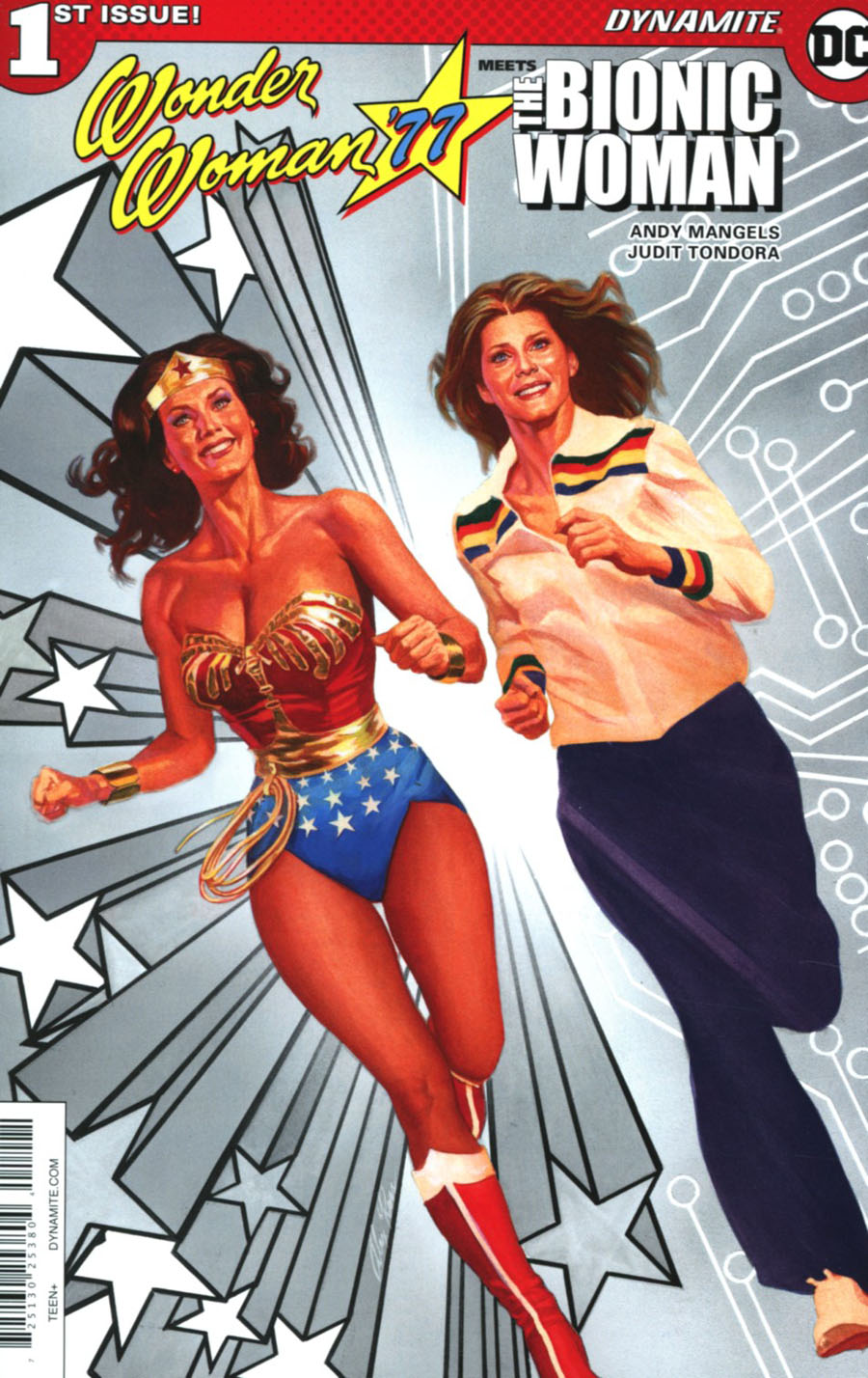 Wonder Woman 77 Meets The Bionic Woman #1 Cover H Incentive Alex Ross Spot Color Cover