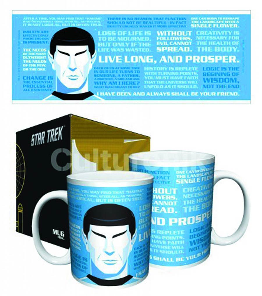 Star Trek Spock Quotes Mug