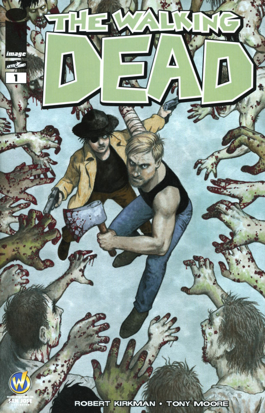 Walking Dead #1 Cover P Wizard World Comic Con San Jose Exclusive Colleen Doran Color Variant Cover