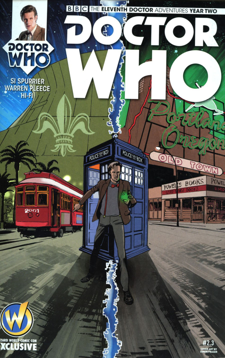 Doctor Who 11th Doctor Year Two #3 Cover D Wizard World Comic Con Exclusive Simon Fraser Color Variant Cover