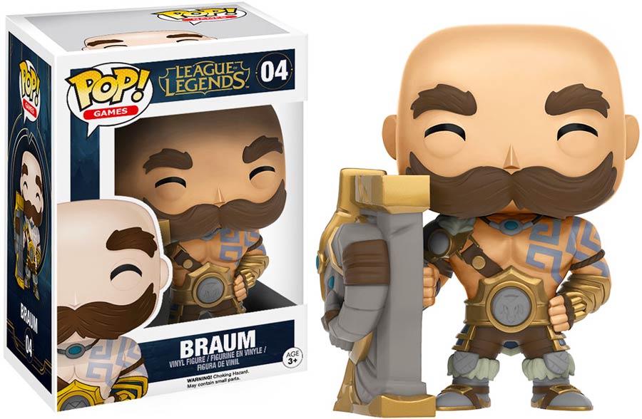 POP Games League Of Legends 04 Braum Vinyl Figure