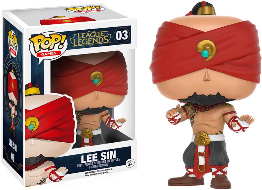 POP Games League Of Legends 03 Lee Sin Vinyl Figure