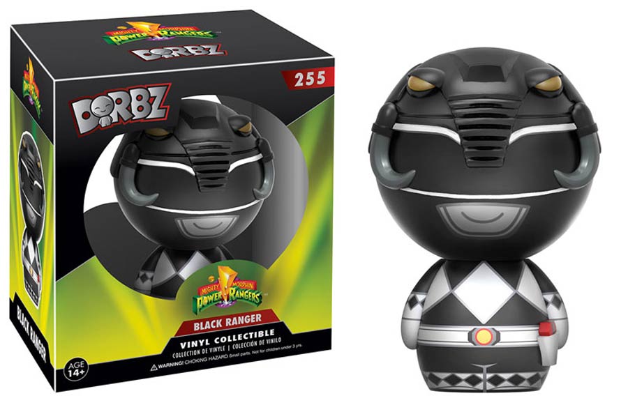 Dorbz 255 Mighty Morphin Power Rangers Black Ranger Vinyl Figure