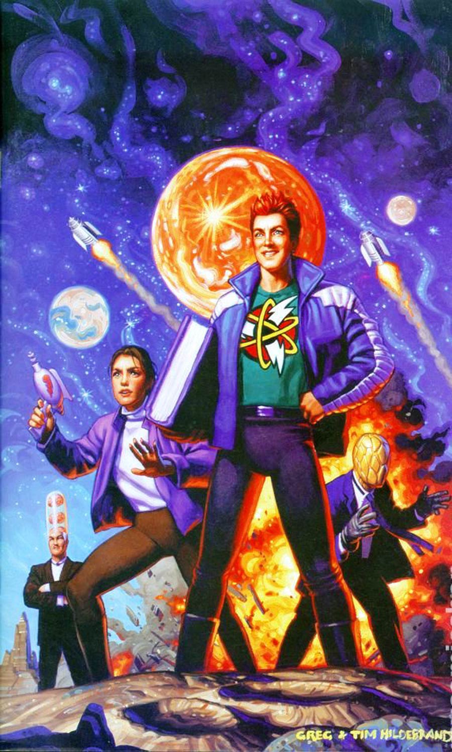 Astounding Space Thrills (1998) #2 Cover B Virgin Cover