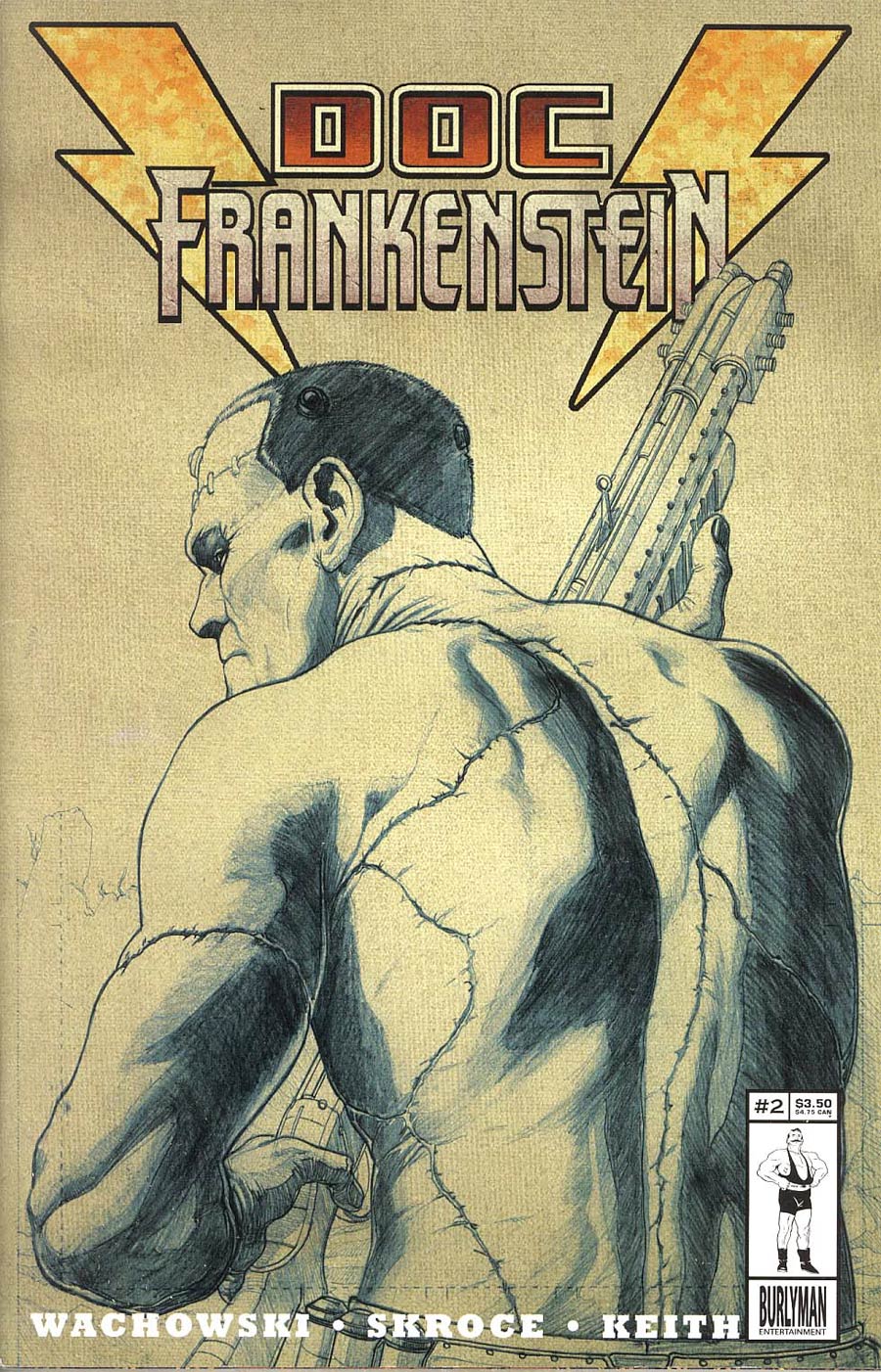 Doc Frankenstein #2 Cover B Variant Cover