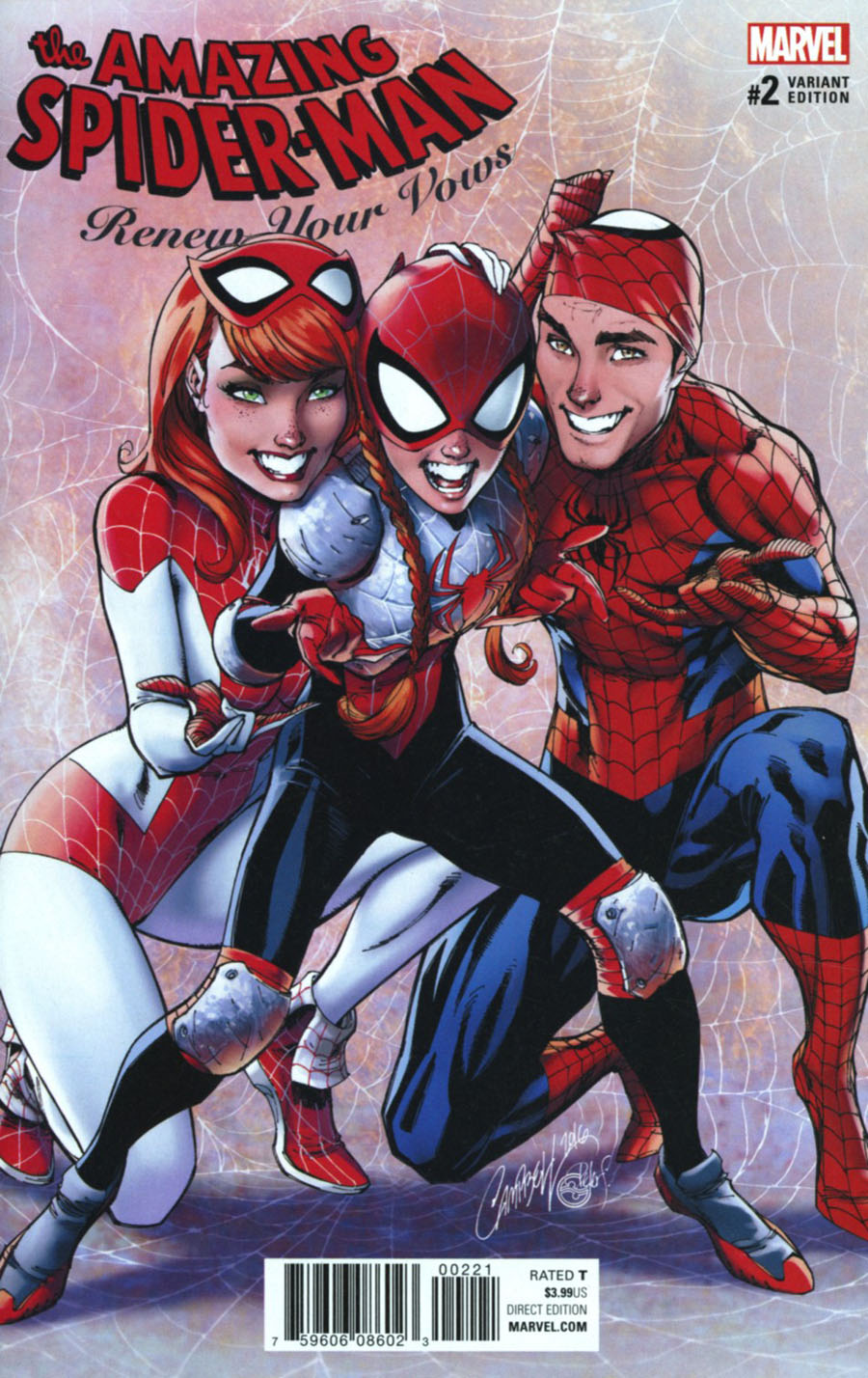 Amazing Spider-Man Renew Your Vows Vol 2 #2 Cover B Incentive J Scott Campbell Variant Cover