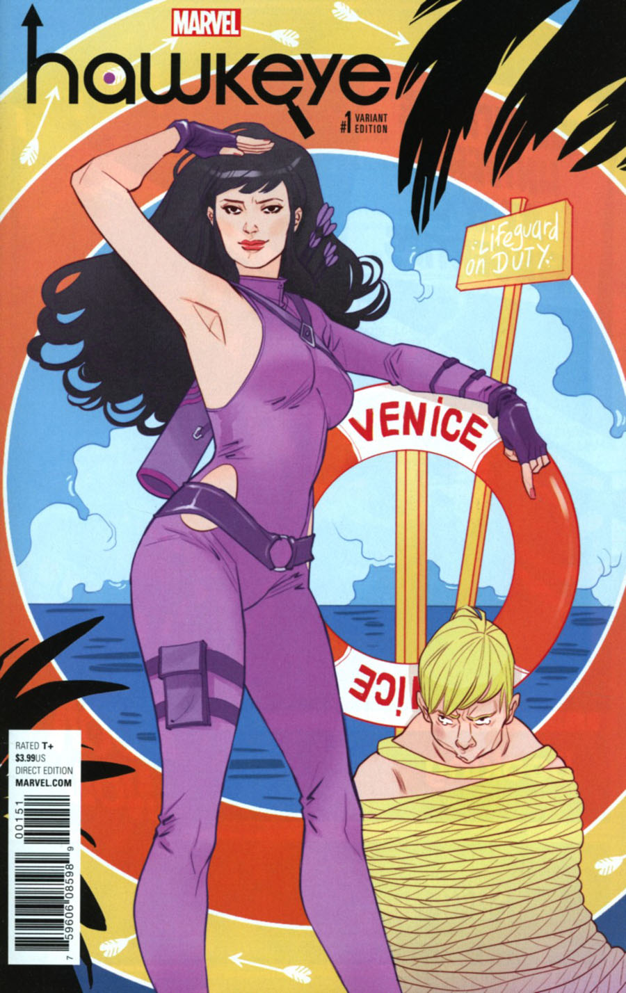 Hawkeye Vol 5 #1 Cover G Incentive Marguerite Sauvage Variant Cover (Marvel Now Tie-In)