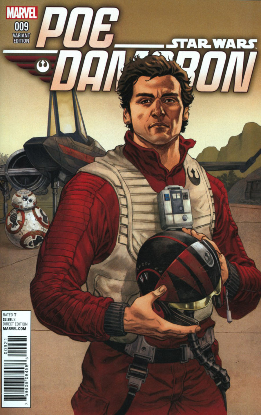 Star Wars Poe Dameron #9 Cover B Incentive Mike Hawthorne Variant Cover