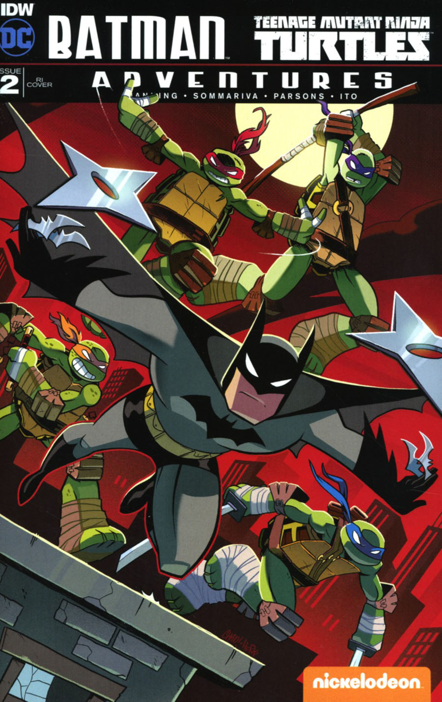 Batman Teenage Mutant Ninja Turtles Adventures #2 Cover D Incentive Chad Thomas Variant Cover