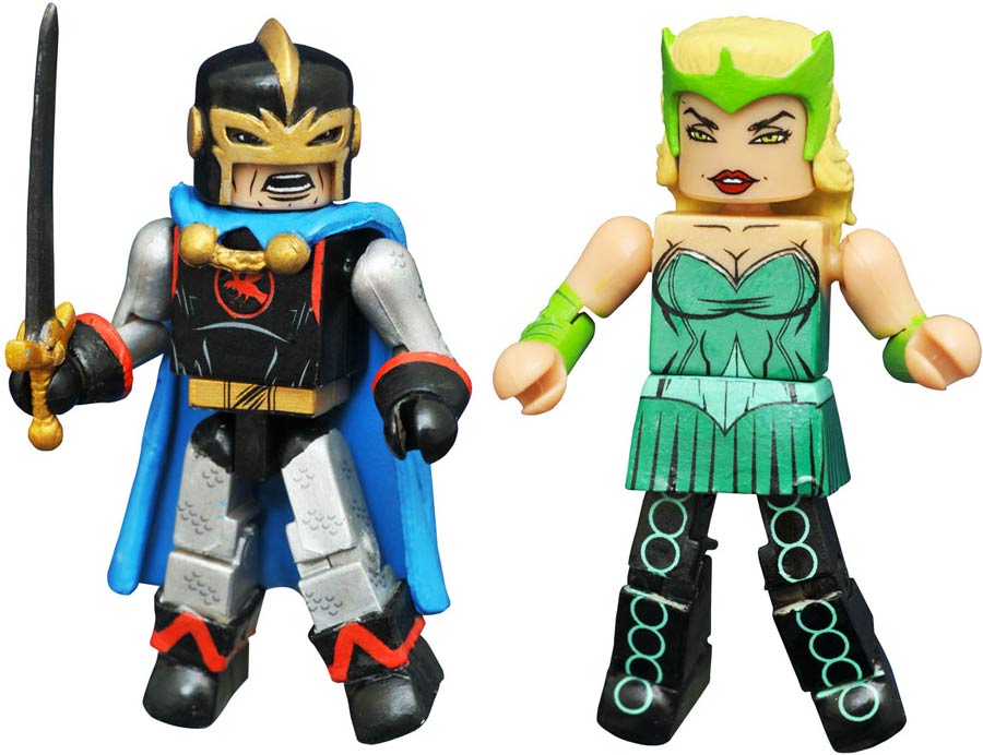 Marvel Minimates Series 69 Most Wanted Black Knight & Enchantress 2-Pack