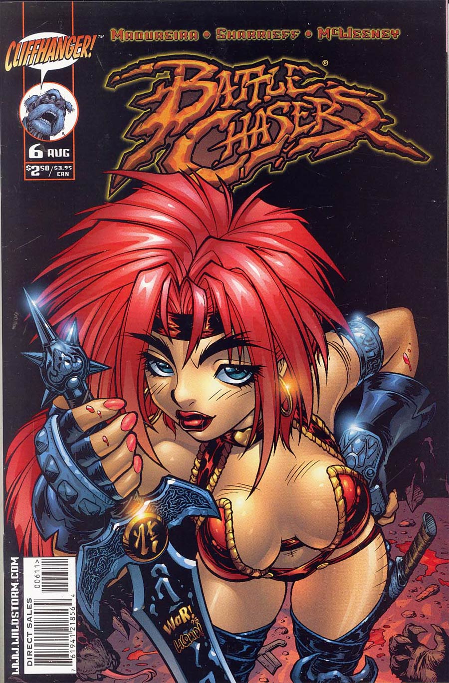 Battle Chasers #6 Cover B Red Monika Cover