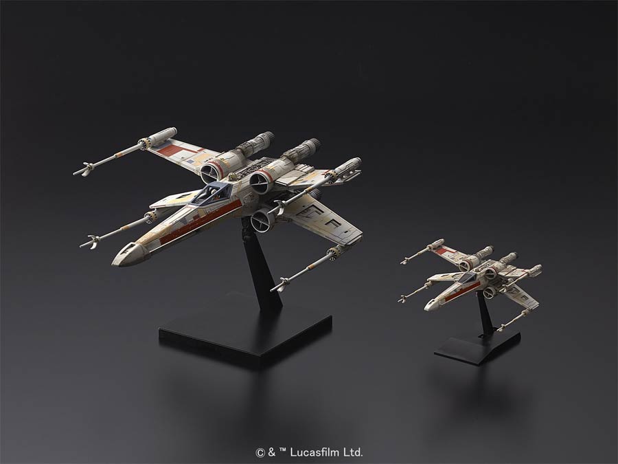 Star Wars Rogue One 1/72 & 1/144 Kit - Red Squadron X-Wing Starfighter Special Set