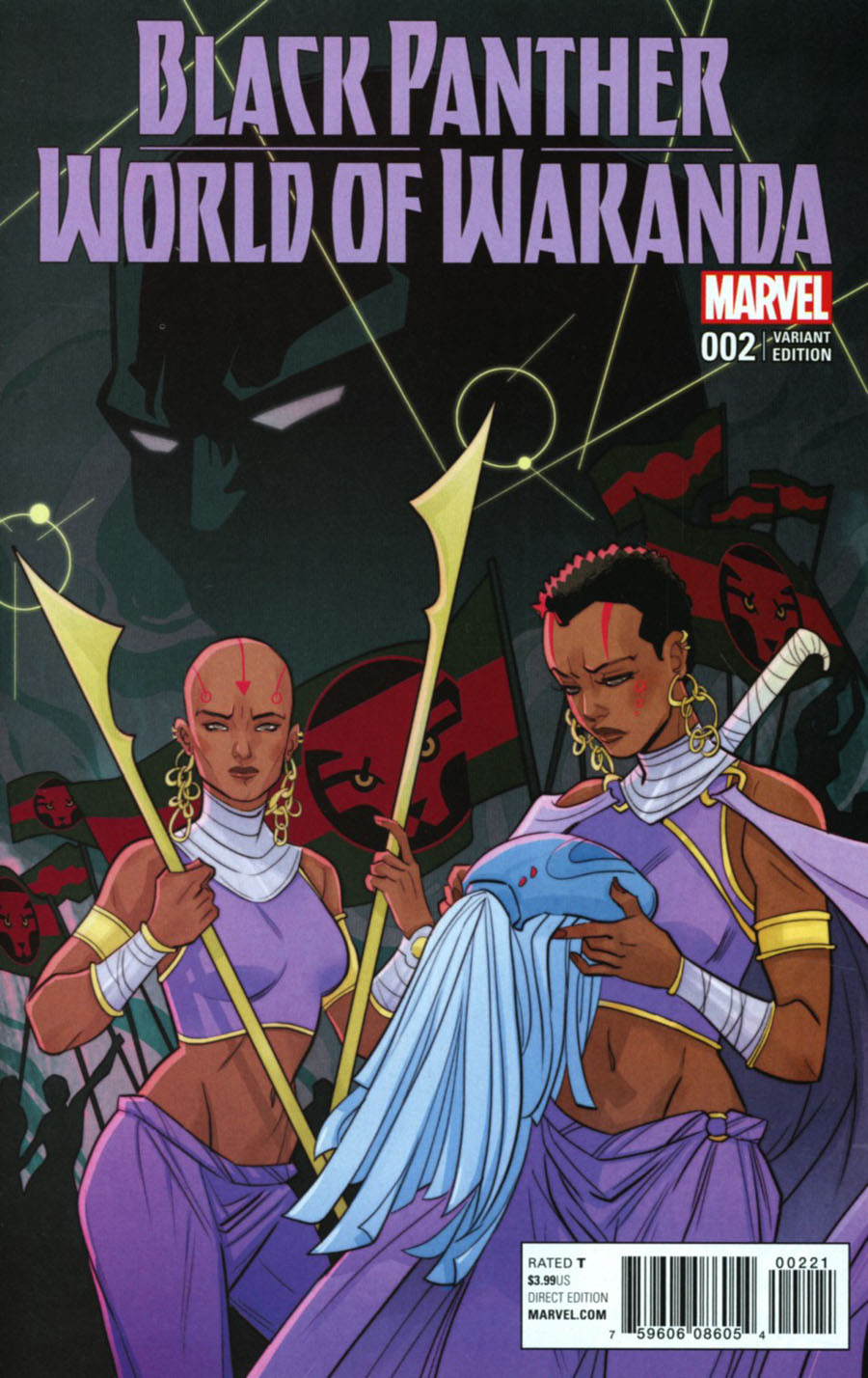 Black Panther World Of Wakanda #2 Cover C Incentive Marguerite Sauvage Variant Cover