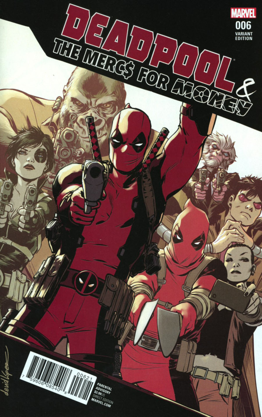 Deadpool And The Mercs For Money Vol 2 #6 Cover C Incentive David Lopez Variant Cover