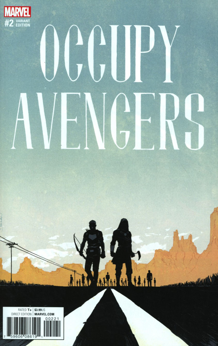 Occupy Avengers #2 Cover B Incentive Declan Shalvey Variant Cover