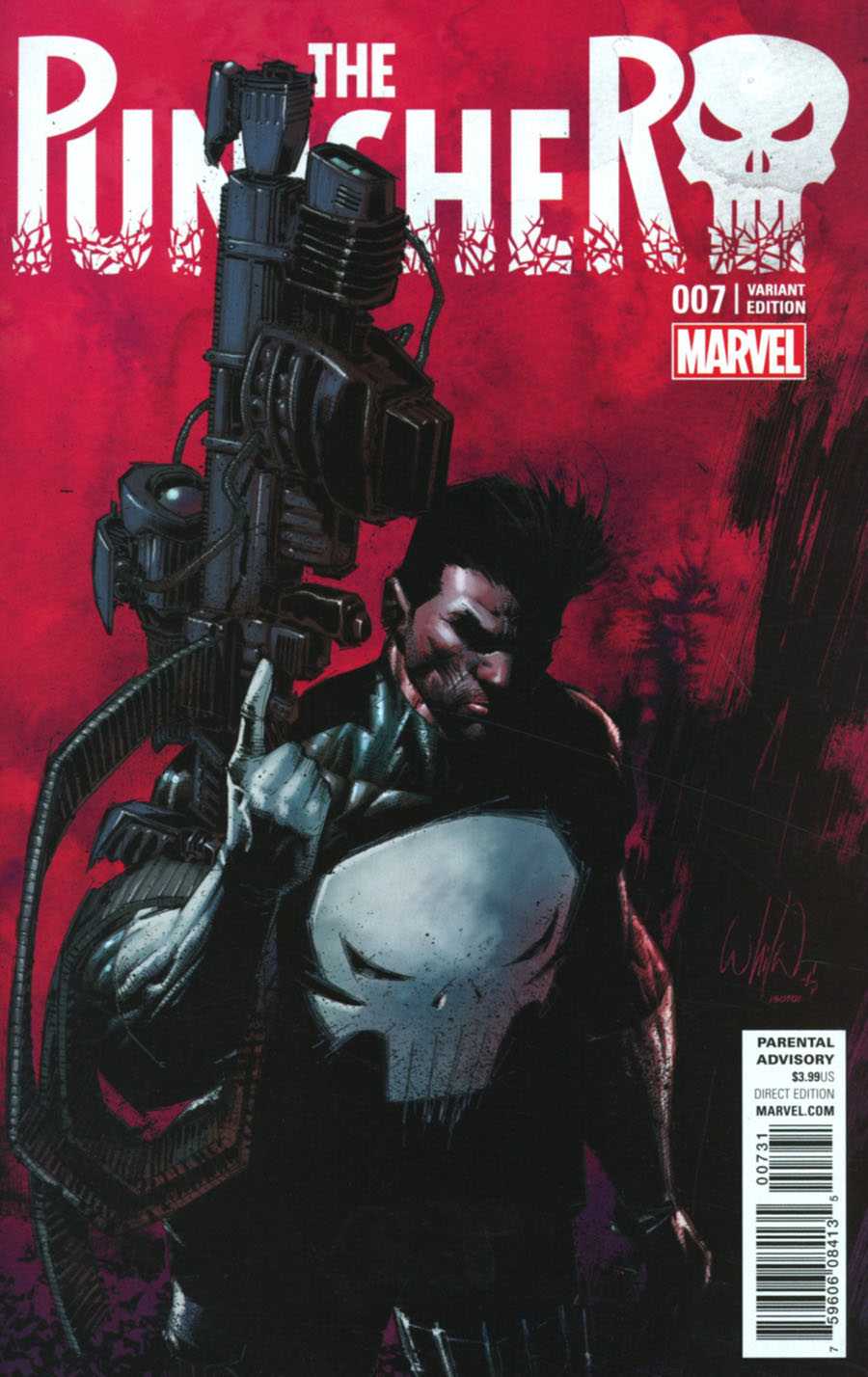 Punisher Vol 10 #7 Cover C Incentive Whilce Portacio Classic Variant Cover (Marvel Now Tie-In)