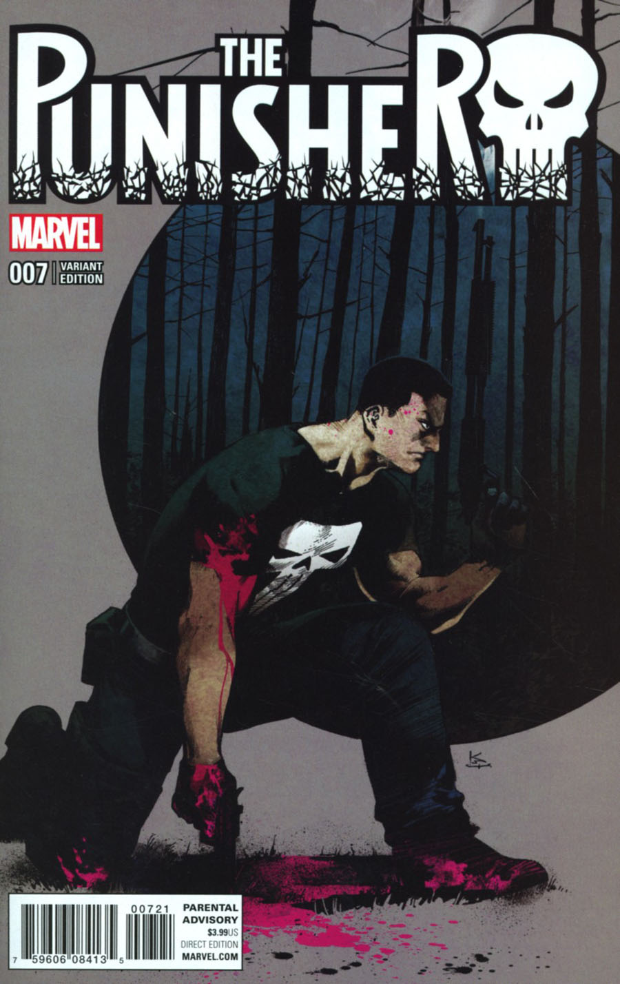 Punisher Vol 10 #7 Cover D Incentive Kamome Shirahama Variant Cover (Marvel Now Tie-In)
