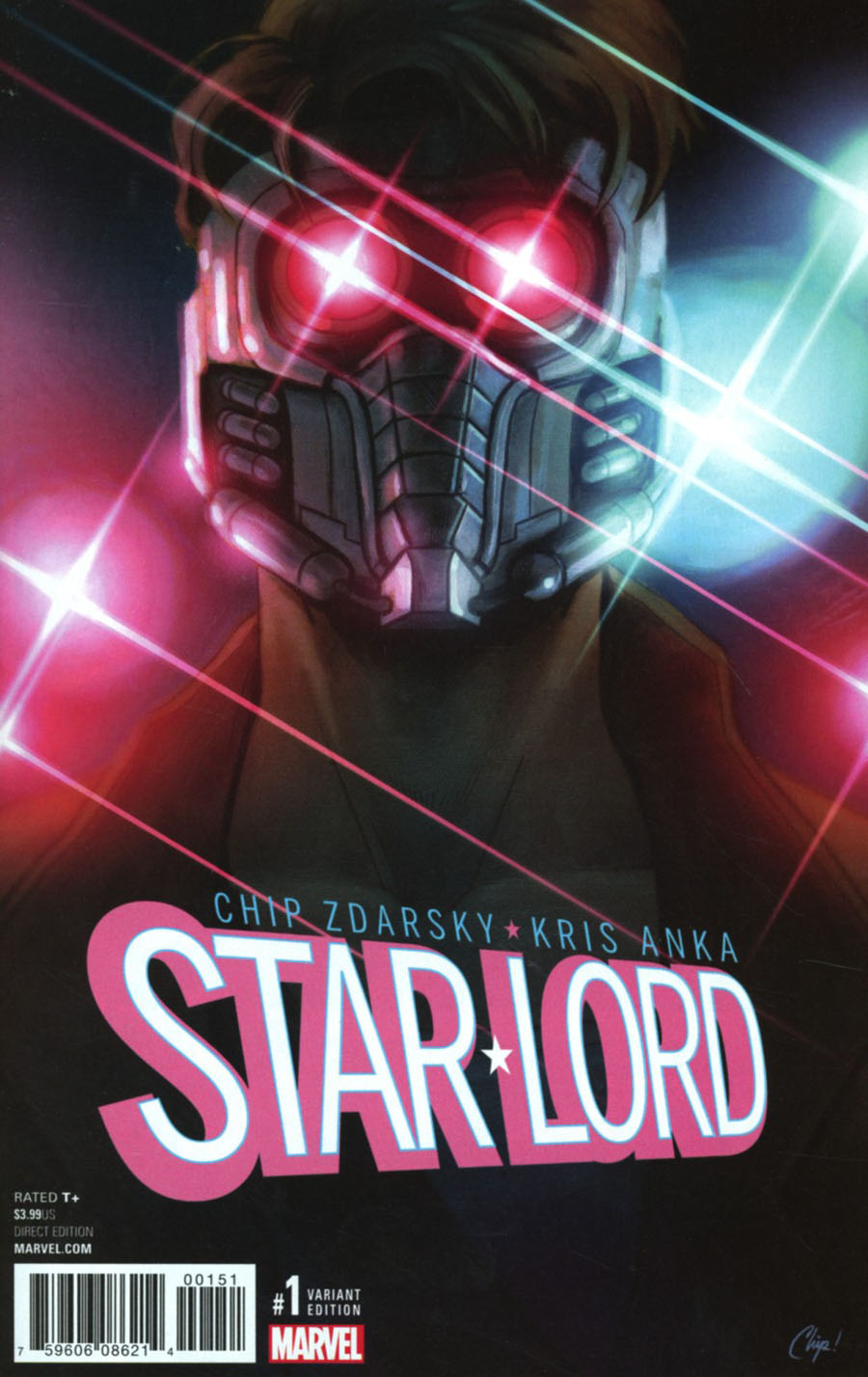 Star-Lord Vol 3 #1 Cover G Incentive Chip Zdarsky Variant Cover (Marvel Now Tie-In)