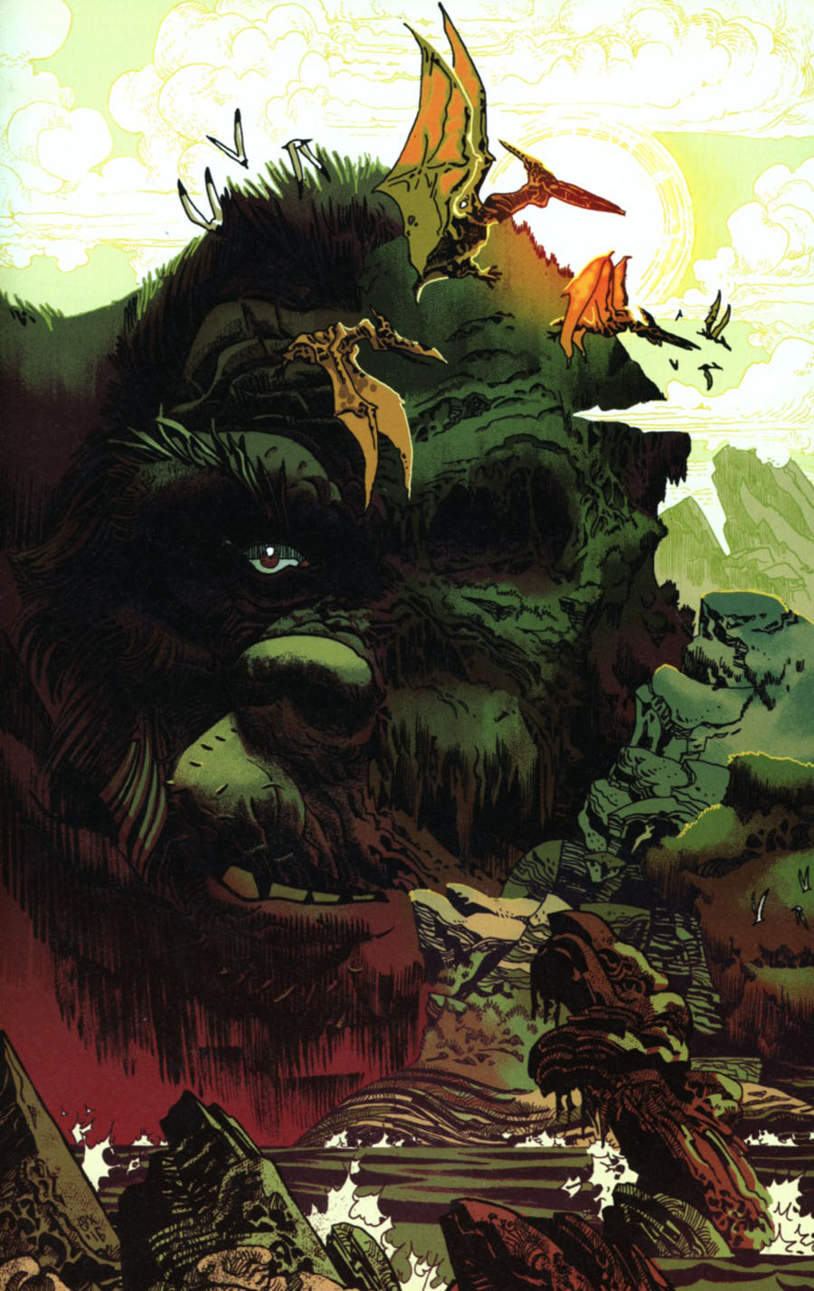 Kong Of Skull Island #6 Cover B Incentive Artyom Trakhanov Virgin Variant Cover
