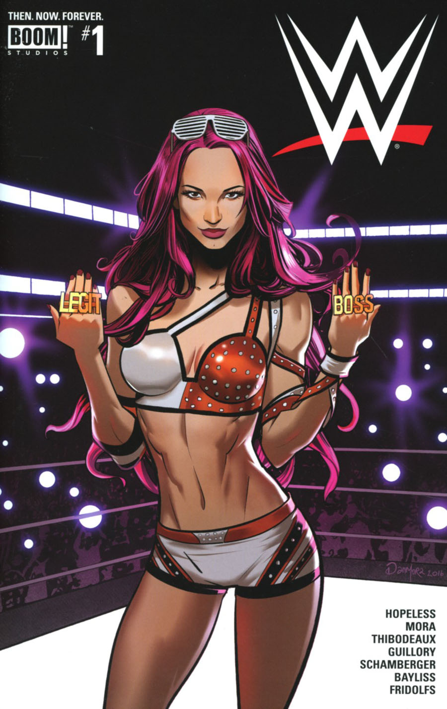 WWE Then Now Forever #1 Cover H 2nd Ptg Andy Belanger Variant Cover
