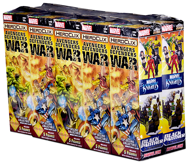 Marvel HeroClix Avengers Defenders War Booster Brick Of 10 Packs