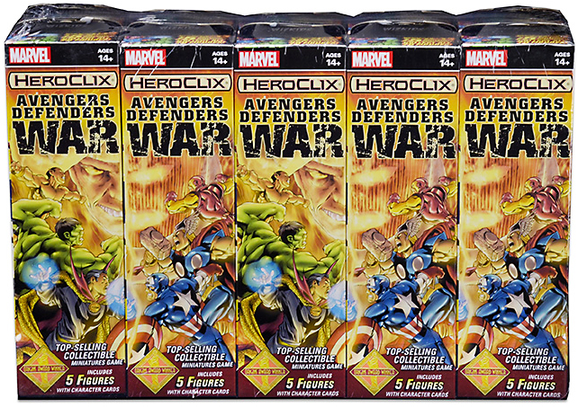 Marvel HeroClix Avengers Defenders War Booster Pack
