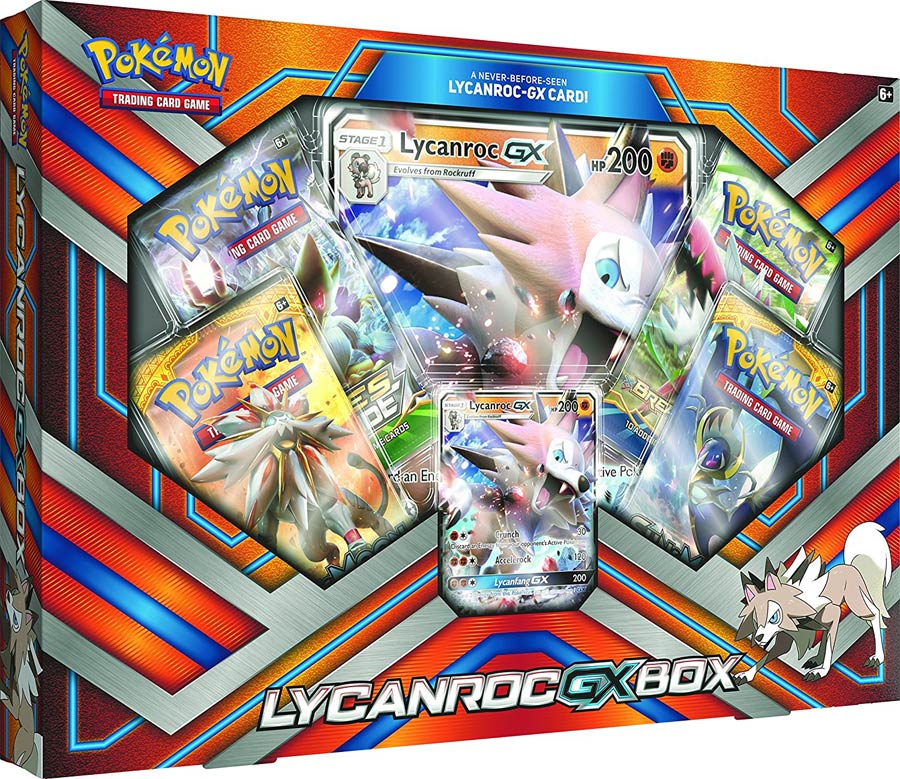 Pokemon TCG Lycanroc GX Box