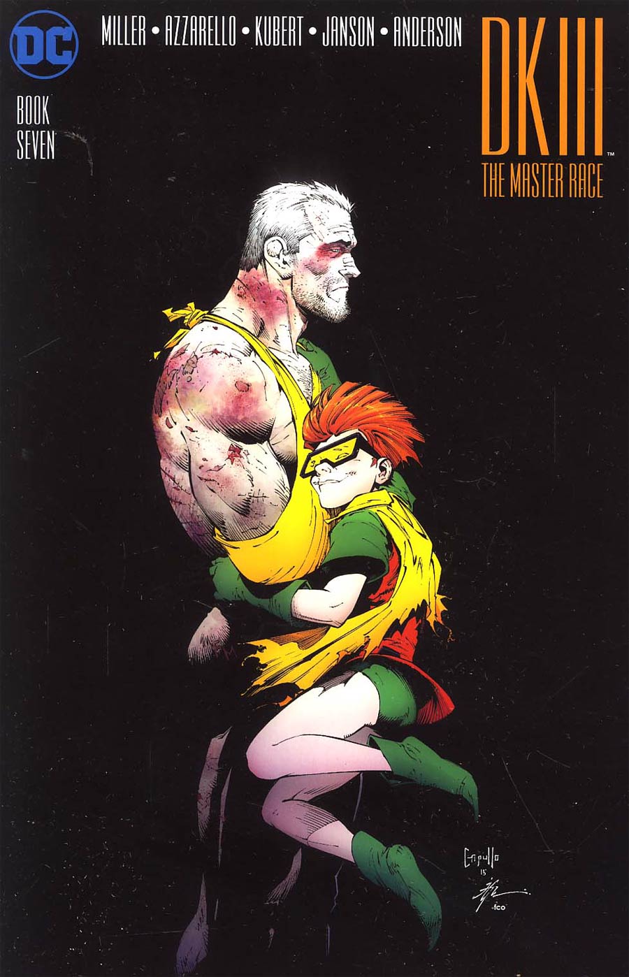 Dark Knight III The Master Race #7 Cover B Midtown Exclusive Greg Capullo Color Variant Cover