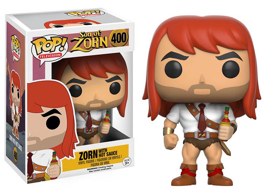 POP Television 400 Son Of Zorn With Hot Sauce Vinyl Figure