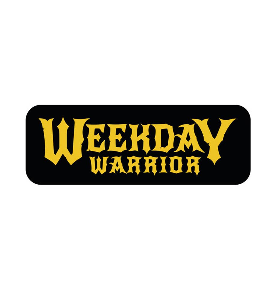 Son Of Zorn Weekday Warrior Sticker
