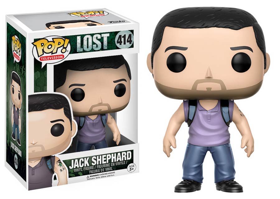 POP Television 414 Lost Jack Shephard Vinyl Figure