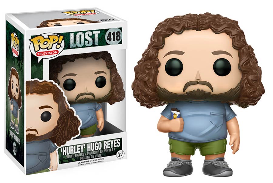POP Television 418 Lost Hurley Hugo Reyes Vinyl Figure