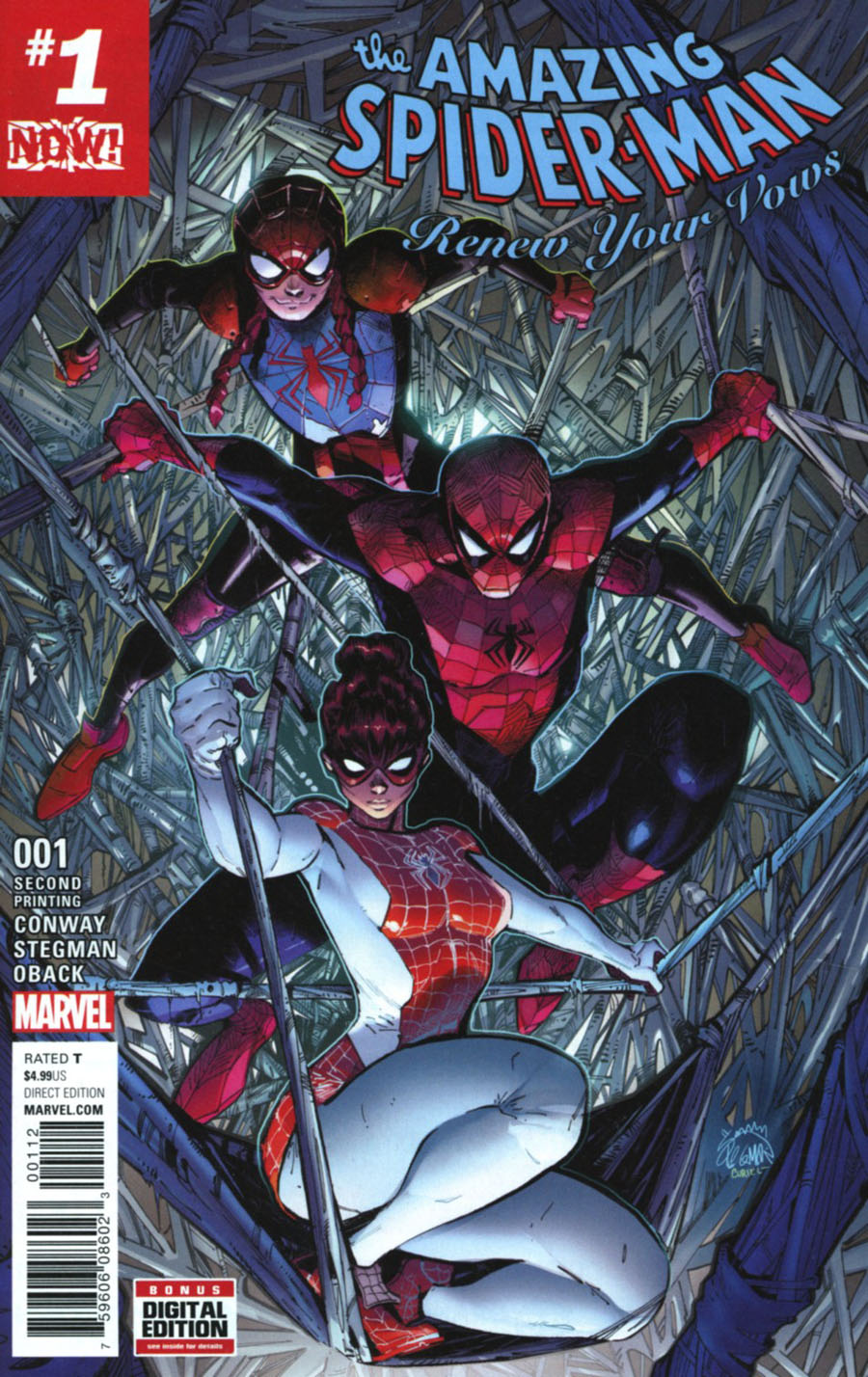 Amazing Spider-Man Renew Your Vows Vol 2 #1 Cover G 2nd Ptg Ryan Stegman Variant Cover (Marvel Now Tie-In)