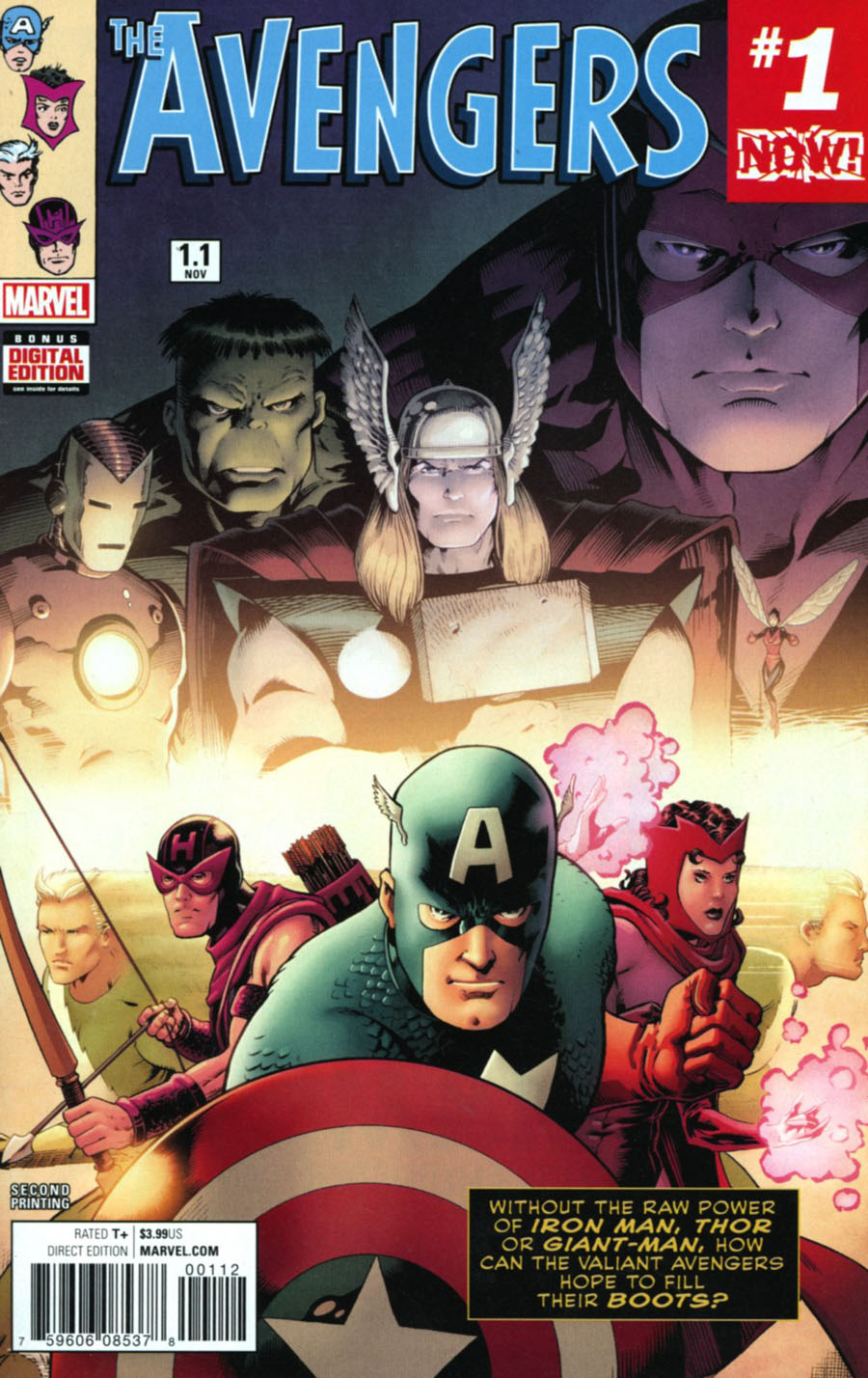 Avengers Vol 6 #1.1 Cover E 2nd Ptg Barry Kitson Variant Cover (Marvel Now Tie-In)