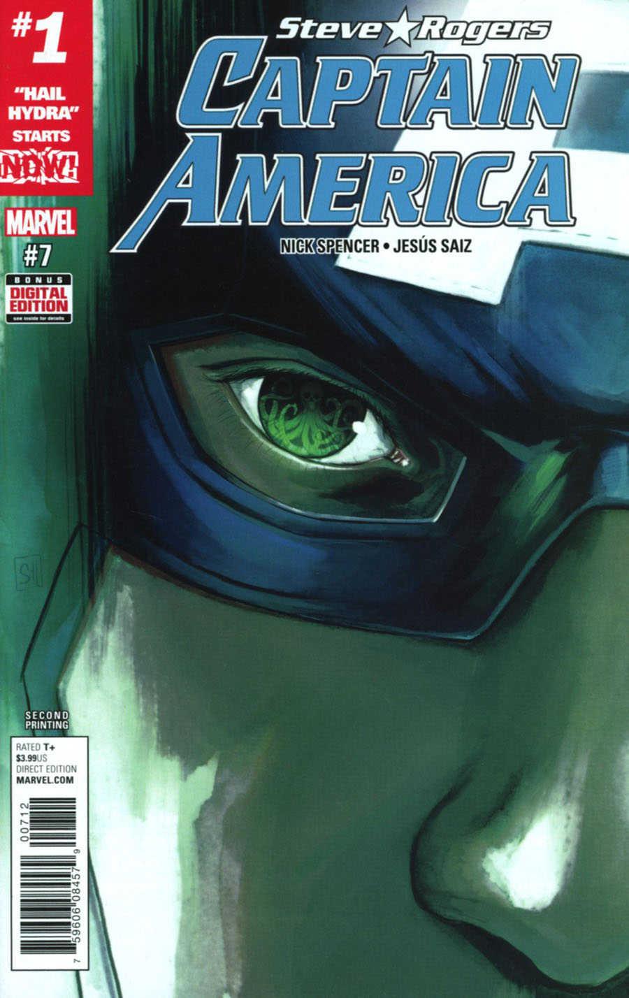 Captain America Steve Rogers #7 Cover F 2nd Ptg Stephanie Hans Variant Cover (Marvel Now Tie-In)