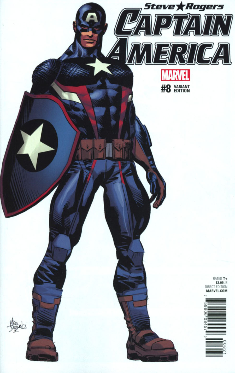 Captain America Steve Rogers #8 Cover B Incentive Mike Deodato Jr Teaser Variant Cover
