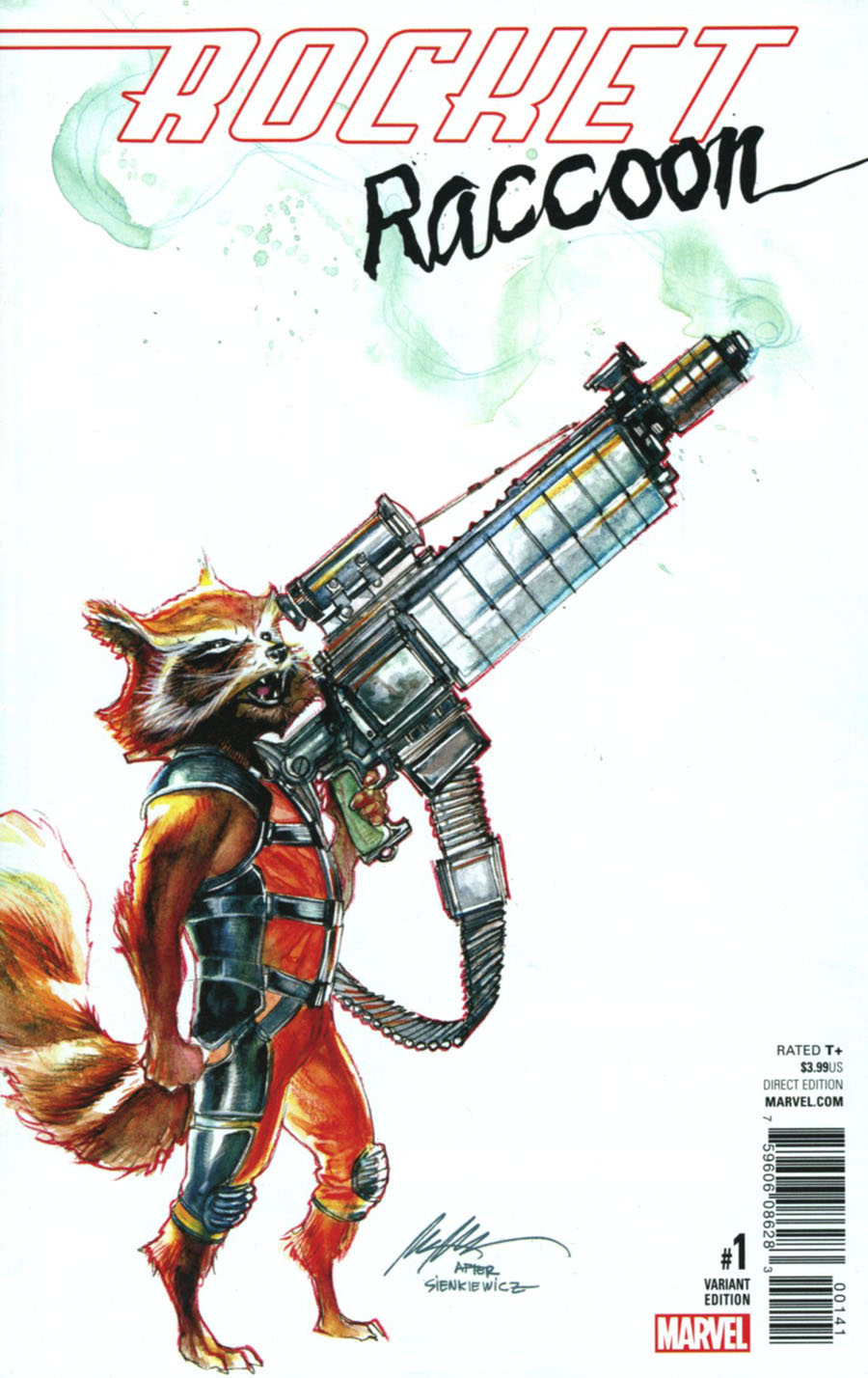 Rocket Raccoon Vol 3 #1 Cover F Incentive Rafael Albuquerque Variant Cover (Marvel Now Tie-In)