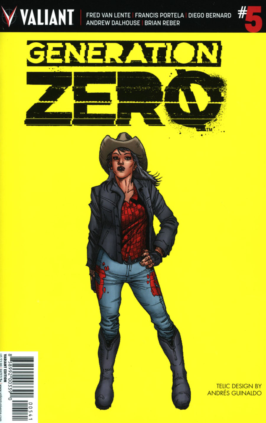 Generation Zero #5 Cover D Incentive Andres Guinaldo Character Design Variant Cover