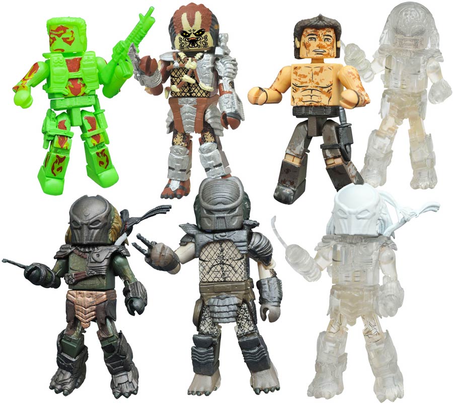 Predator Minimates Series 3 Set Of 3 (Includes Falconer Predator)