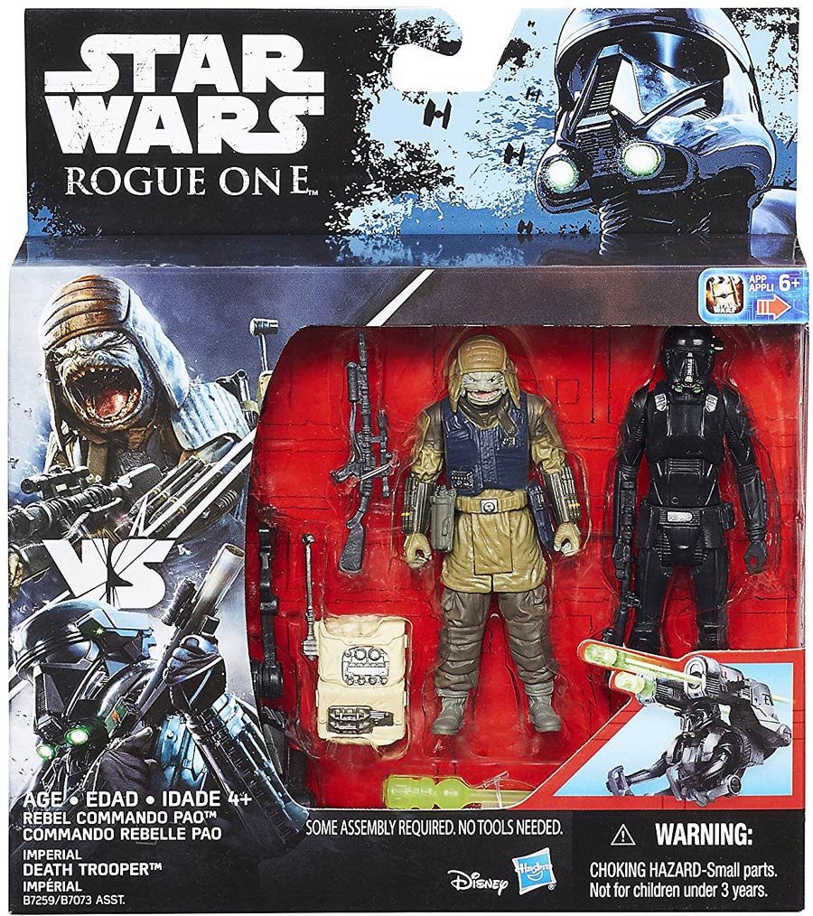 Star Wars Universe 3-3/4 Inch Deluxe 2-Pack Action Figure Assortment 201601 - Deathtrooper & Pao