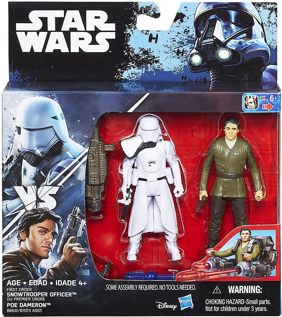 Star Wars Universe 3-3/4 Inch Deluxe 2-Pack Action Figure Assortment 201602 - Poe & Snowtrooper