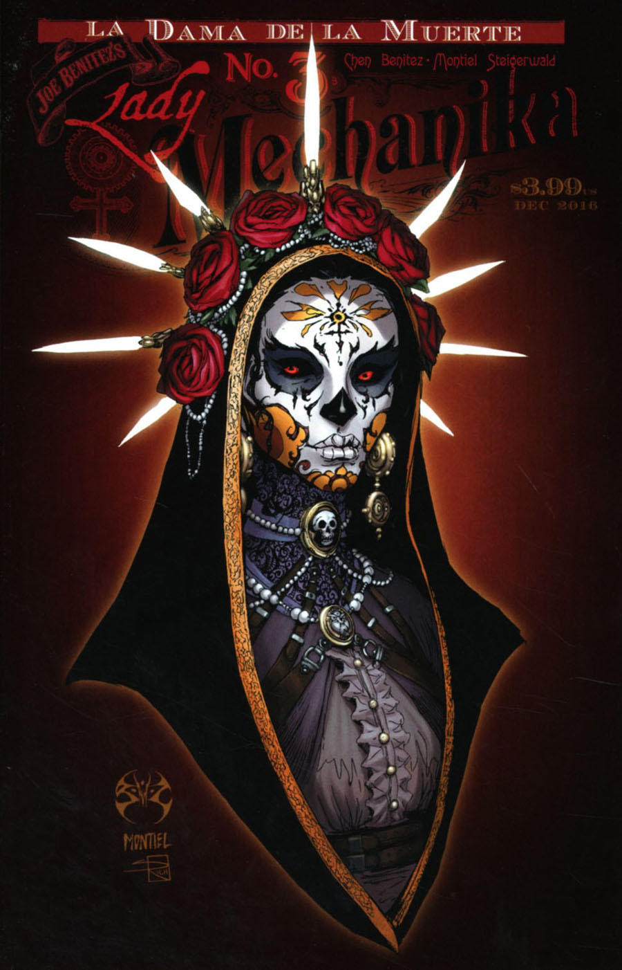 Lady Mechanika La Dama De La Muerte #3 Cover B Regular Joe Benitez Martin Montiel & Sabine Rich Cover