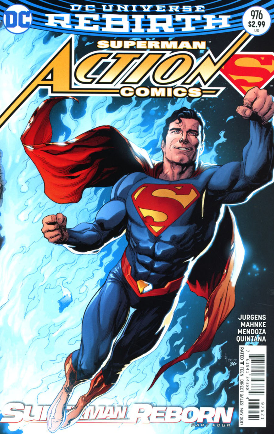 Action Comics Vol 2 #976 Cover B Variant Gary Frank Cover (Superman Reborn Part 4)
