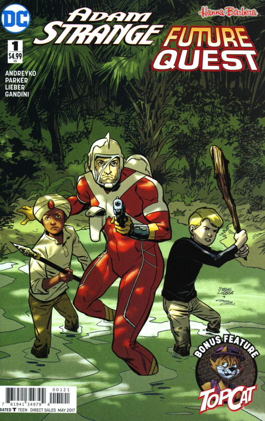 Adam Strange Future Quest Special #1 Cover B Variant Steve Lieber Cover