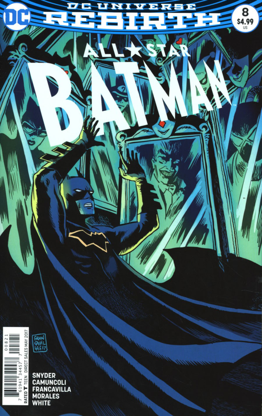 All-Star Batman #8 Cover C Variant Francesco Francavilla Cover