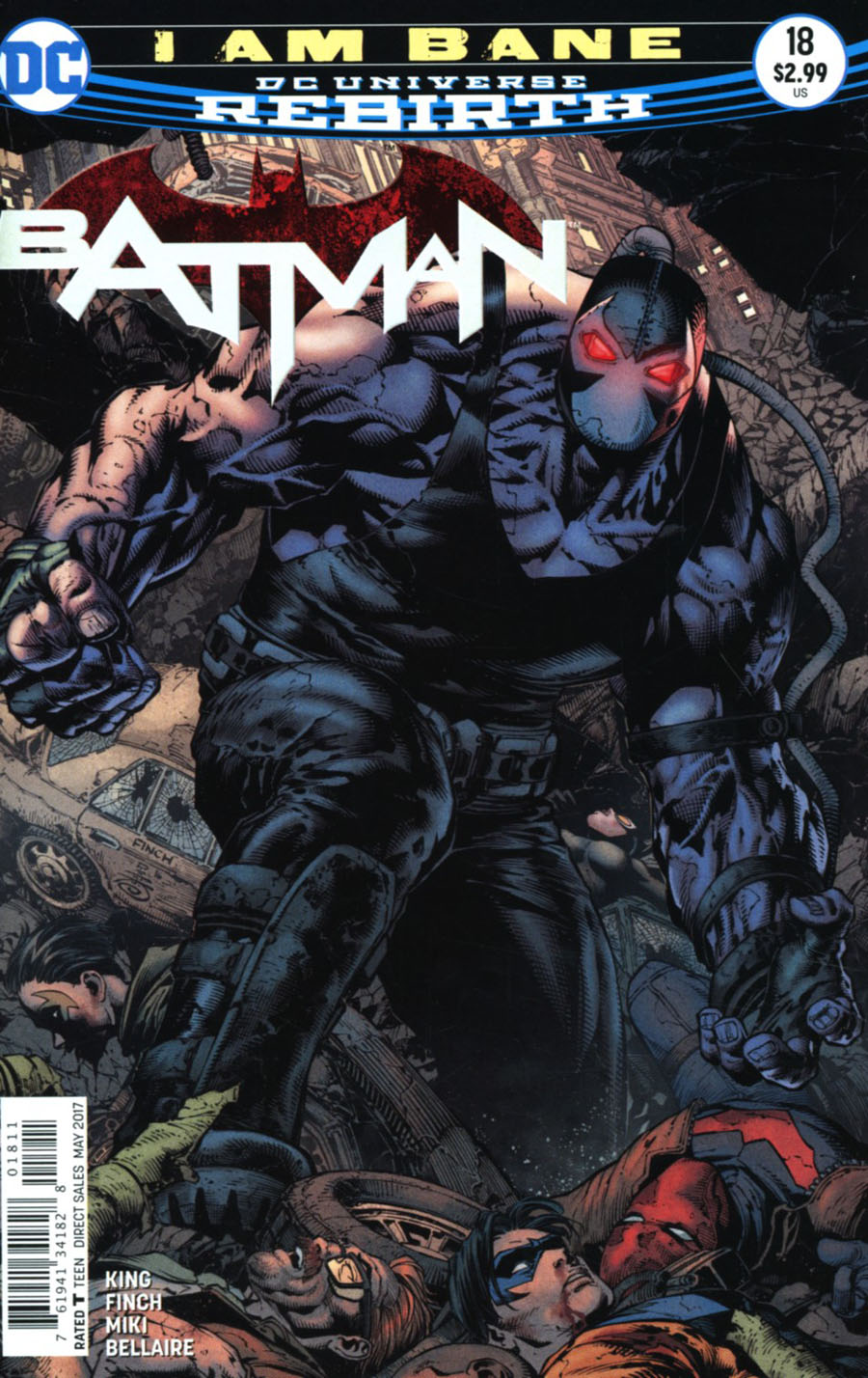 Batman Vol 3 #18 Cover A Regular David Finch & Danny Miki Cover